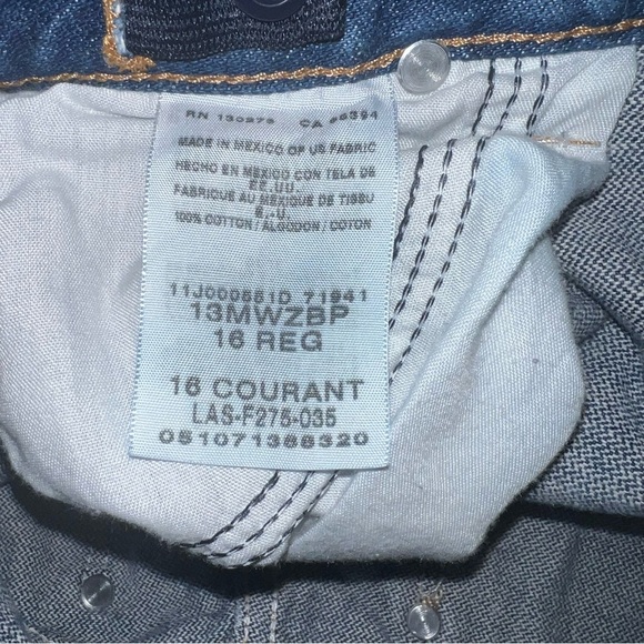 Wrangler cut off blue jean shorts - Picture 3 of 3